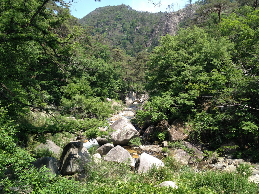 The River walk at Shosenkyo Gorge