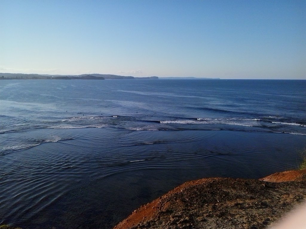 View up the coast towards Brok