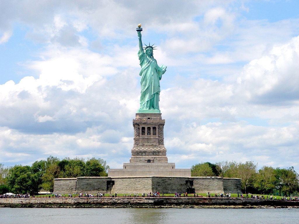 Liberty Island from the south.