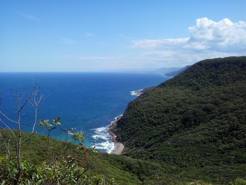 Back up to the escarpment.