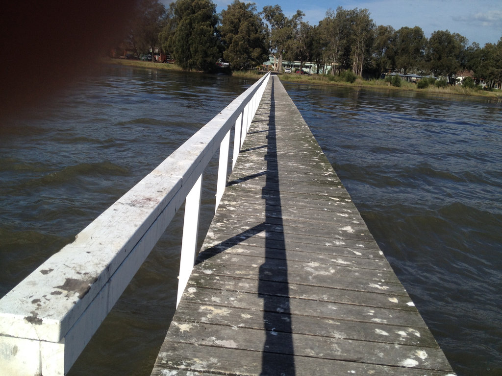 One of the many jetties.