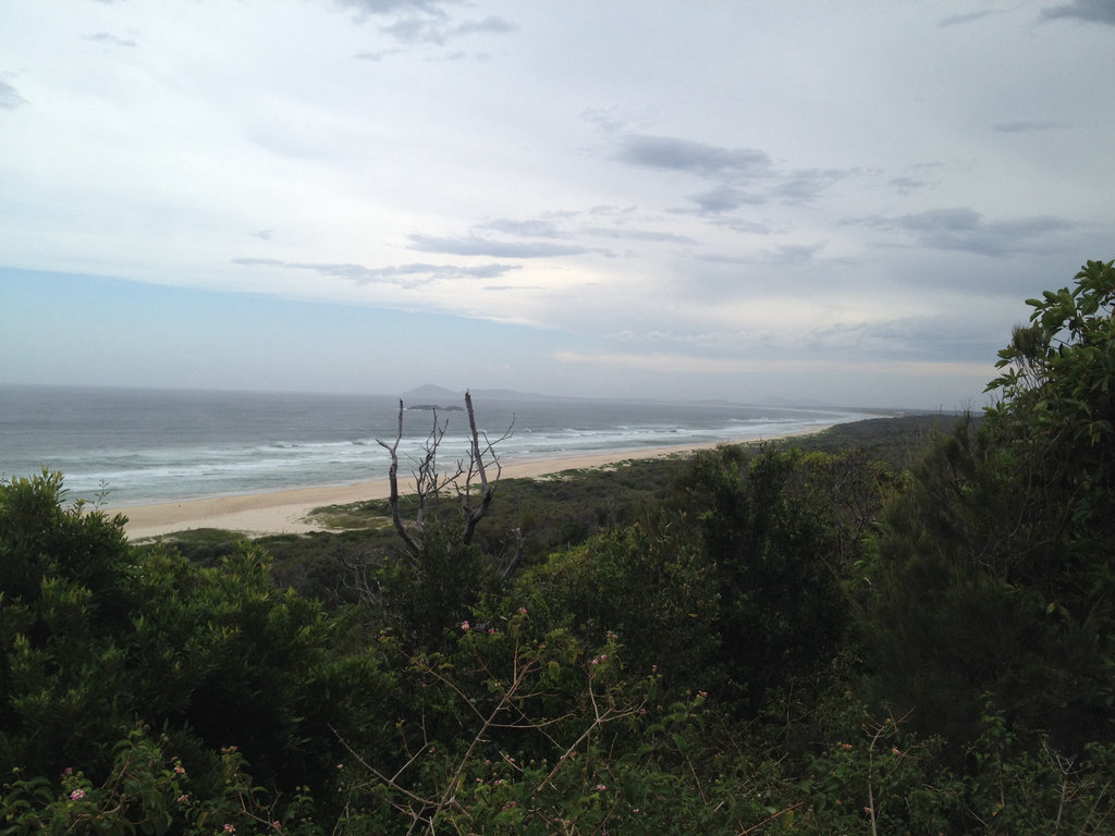 First view of the Beach