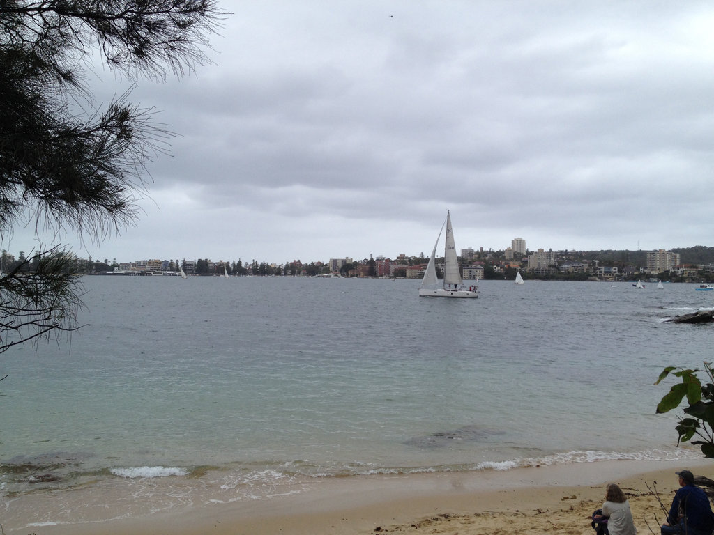 View from the beach.