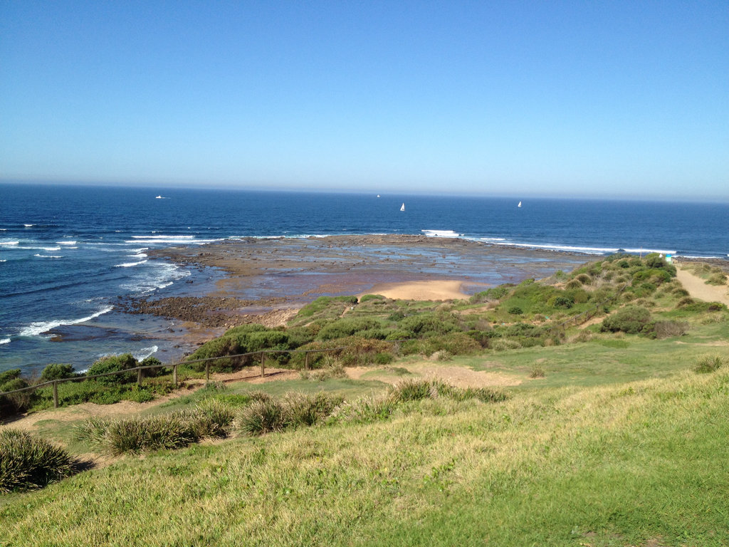 Ocean views from Long Reef.